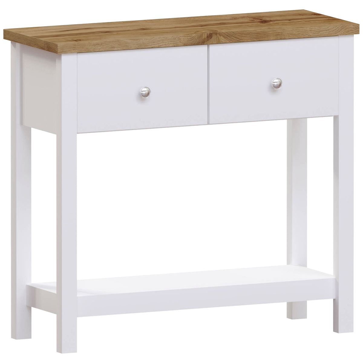 Arlington 2-Drawer Console Table - White