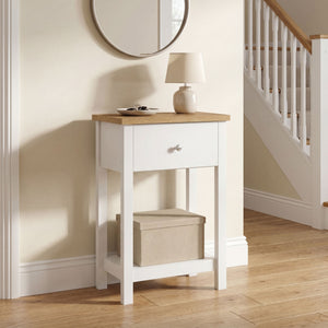 Arlington 1-Drawer Console Table - White