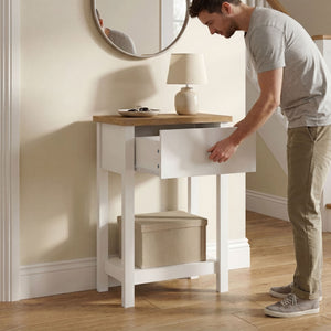 Arlington 1-Drawer Console Table - White