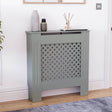 Oxford Radiator Cover - Grey, Small, Modern Design
