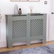 Oxford Radiator Cover - Grey, Medium, Modern Design
