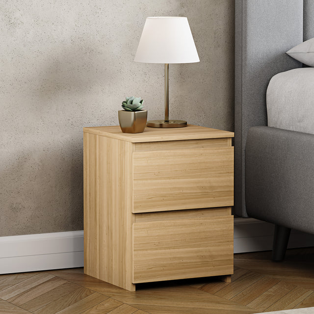 Denver Bedside Chest Table, Pine
