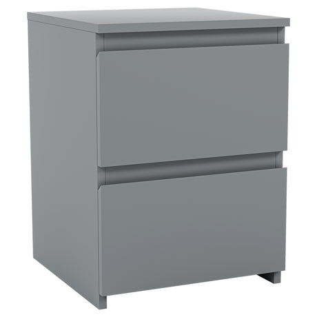 Denver Bedside Chest Table, Grey
