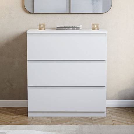 Denver Chest of 3 Drawers, White