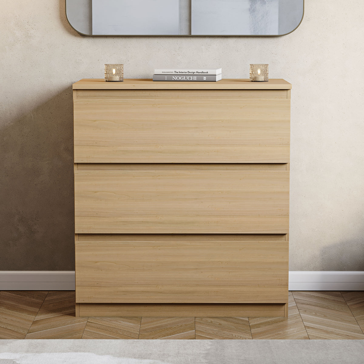 Denver Chest of 3 Drawers, Pine