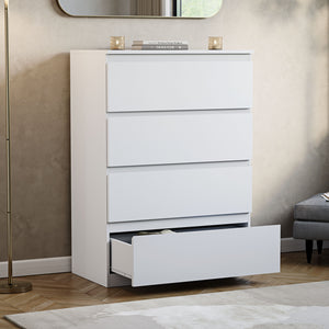Denver Chest of 4 Drawers, White