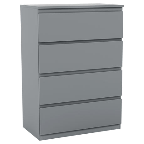 Denver Chest of 4 Drawers, Grey