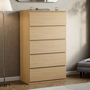 Denver Chest of 5 Drawers, Pine
