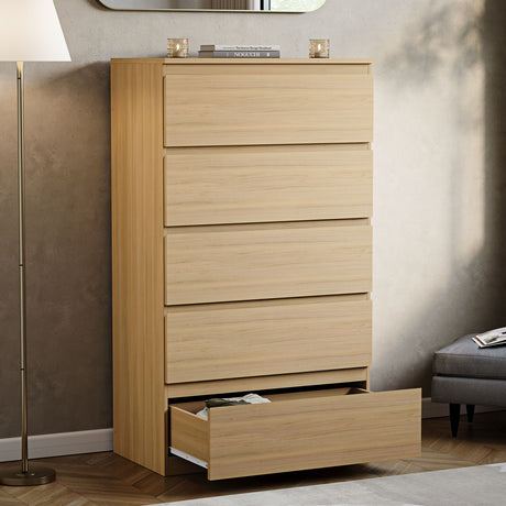 Denver Chest of 5 Drawers, Pine

