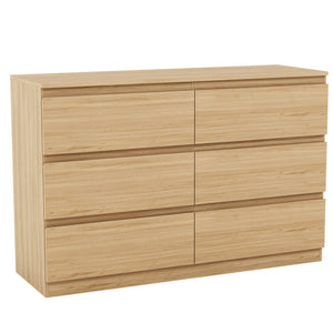 Denver Chest of 6 Drawer, Pine