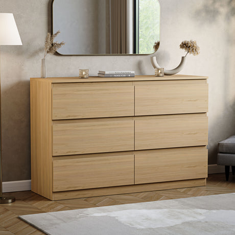 Denver Chest of 6 Drawer, Pine
