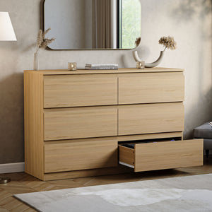 Denver 6-Drawer Chest, Pine