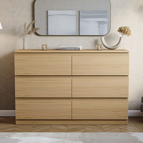 Denver Chest of 6 Drawer, Pine