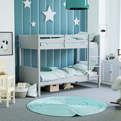 Gemini Detachable Wooden Bunk Bed - Grey