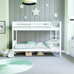 Gemini Detachable Bunk Bed - White