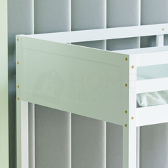 Gemini Detachable Bunk Bed - White
