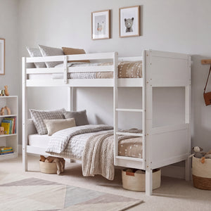 Gemini Detachable Bunk Bed - White