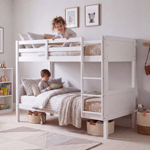 Gemini Detachable Bunk Bed - White