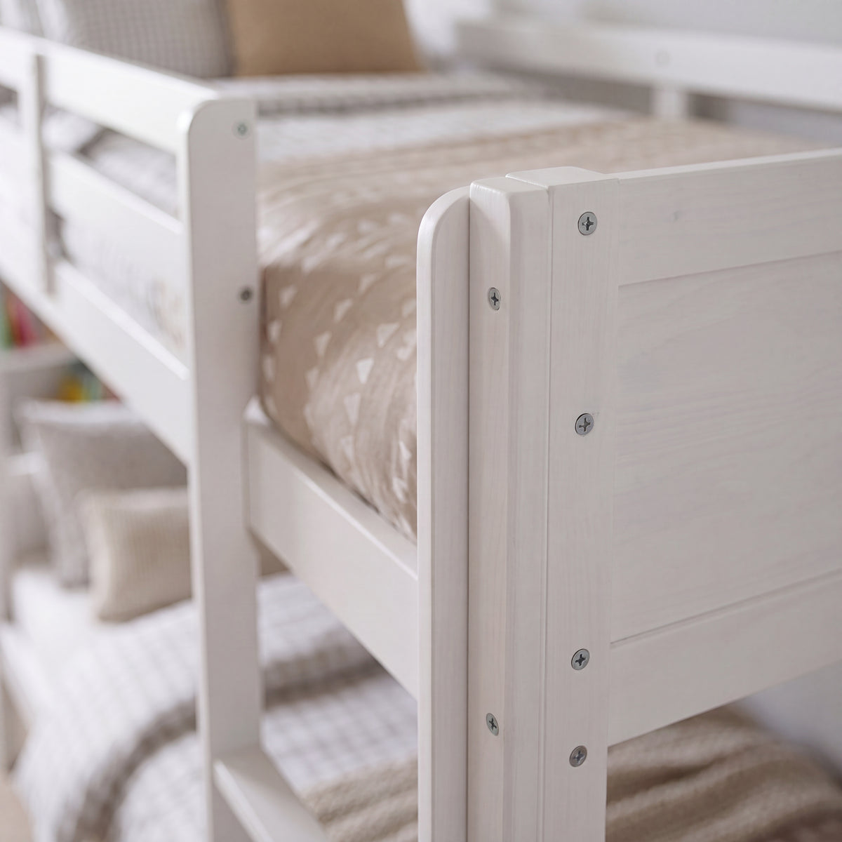 Gemini Detachable Bunk Bed - White