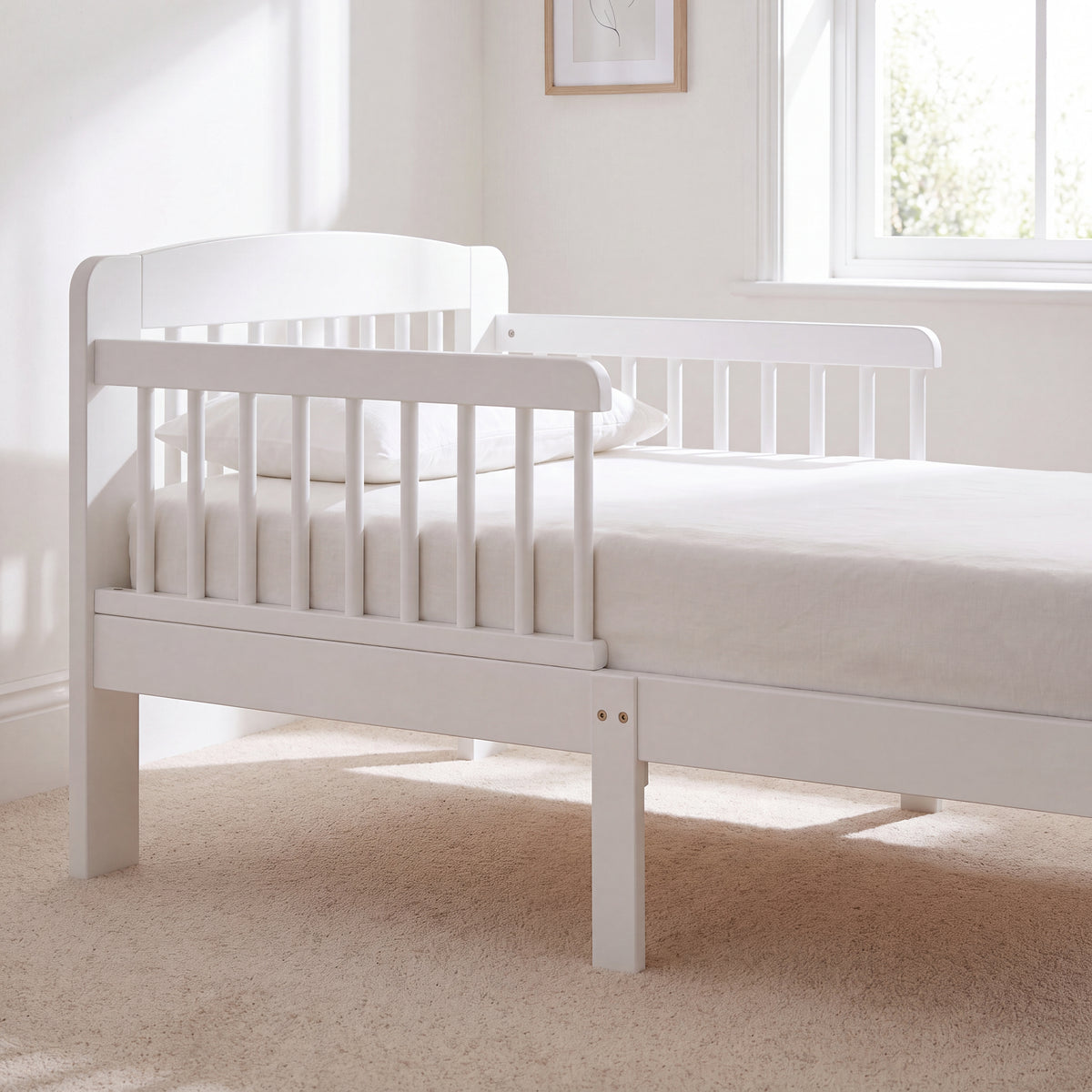 Scorpio Toddler Bed - White