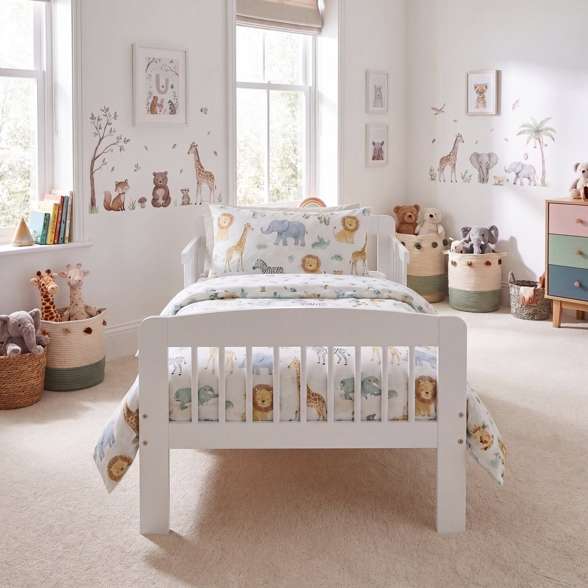 Scorpio Toddler Bed - White