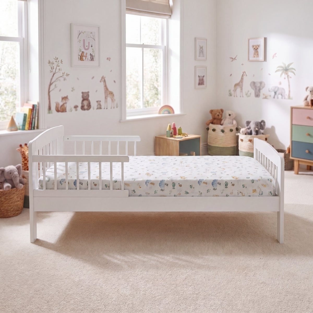 Scorpio Toddler Bed - White