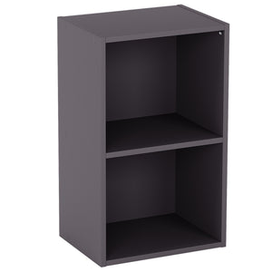 Oxford 2-Tier Cube Bookcase - Grey