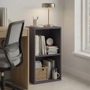 Oxford 2-Tier Cube Bookcase - Grey