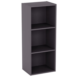 Oxford 3-Tier Cube Bookcase - Grey