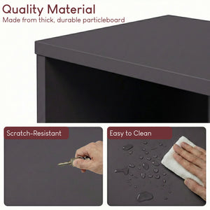 Oxford 3-Tier Cube Bookcase - Grey