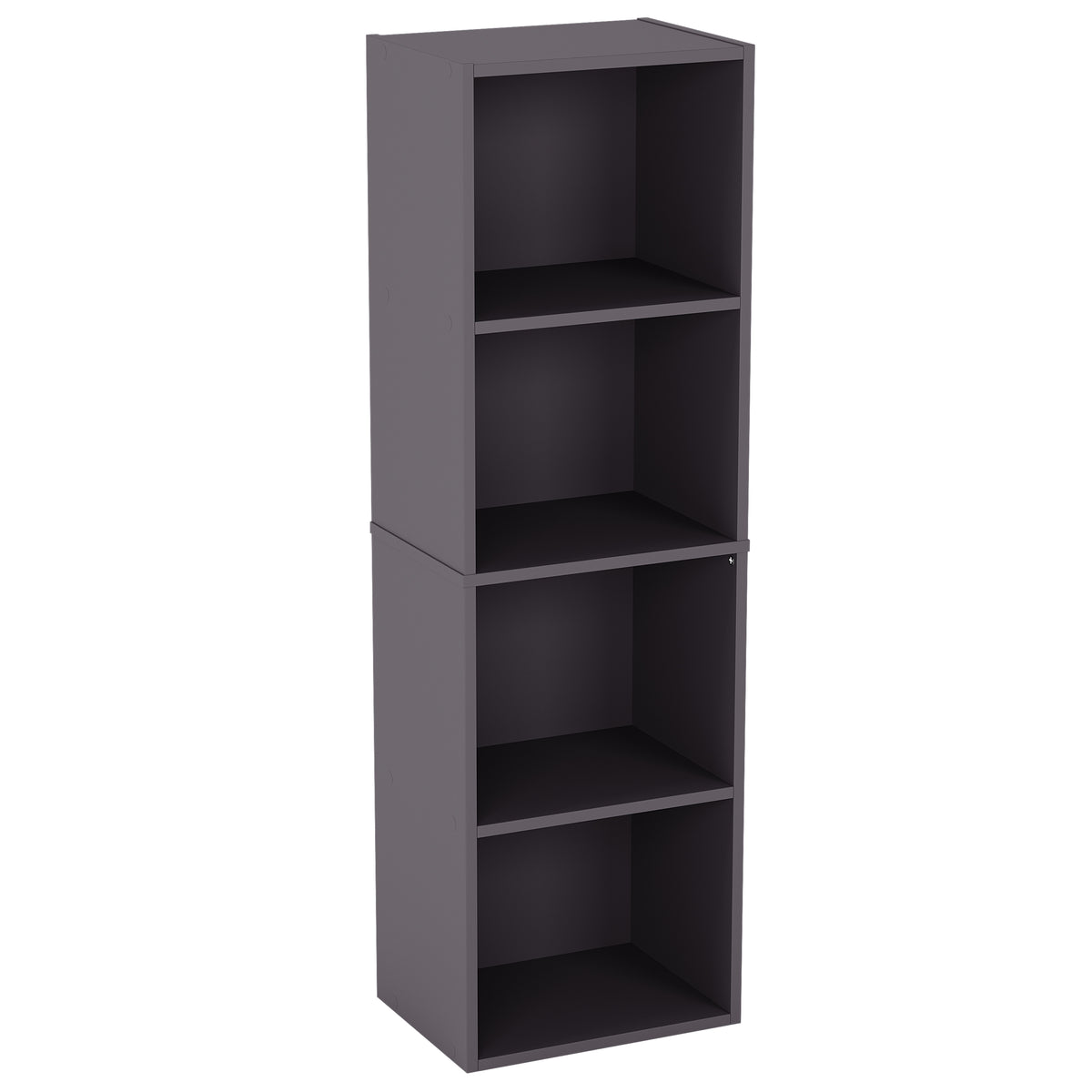 Oxford 4-Tier Cube Bookcase - Grey