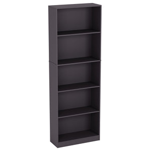 Cambridge 5-Tier Extra Large Bookcase - Grey