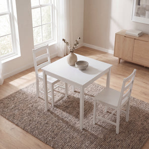 Yorkshire 2-Seater Dining Set - White