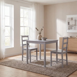 Yorkshire 2-Seater Dining Set - Grey
