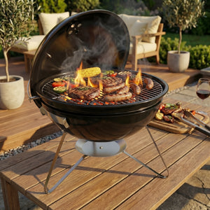 Kansas Small Kettle Grill BBQ, Black