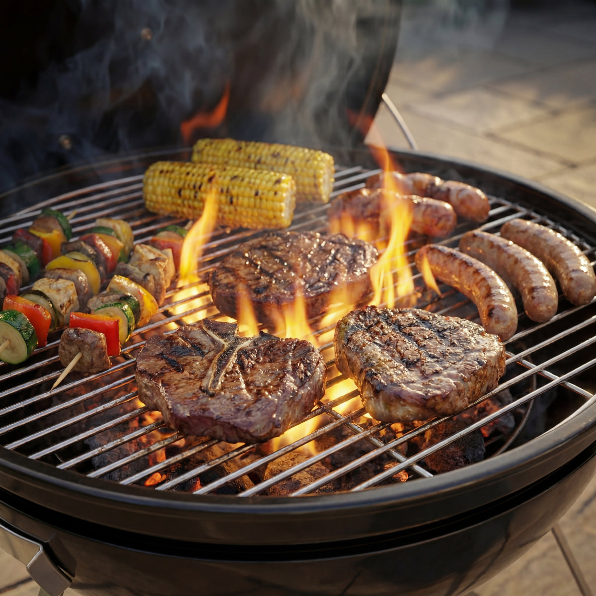 Kansas Small Kettle Grill BBQ, Black