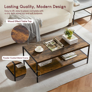 Brooklyn Coffee Table - Dark Wood