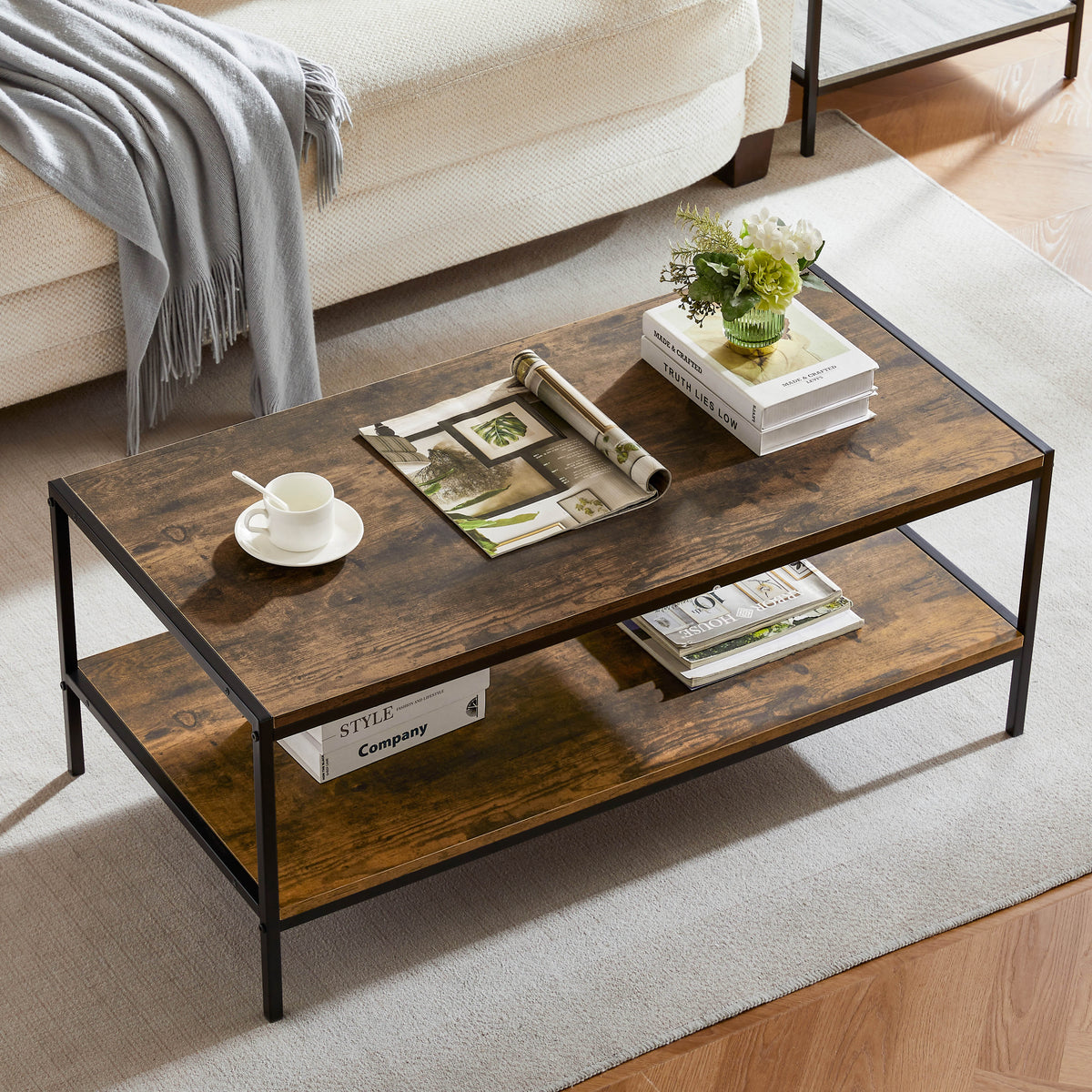 Brooklyn Coffee Table - Dark Wood