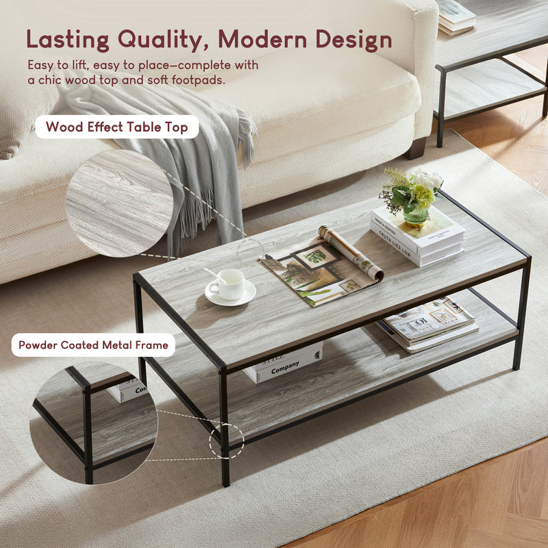 Brooklyn Coffee Table - Grey