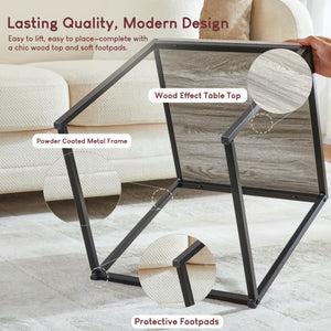 Brooklyn Nest of 2 Tables - Grey
