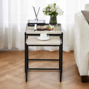 Brooklyn Nest of 2 Tables - Grey