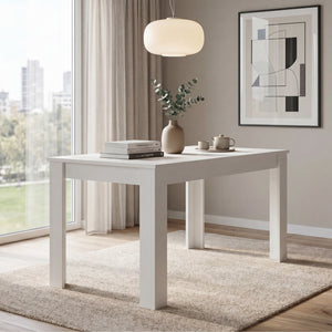 Medina 4-Seater Dining Table - White