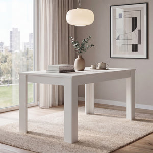 Medina 6-Seater Dining Table - White