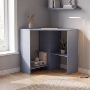 Hetton Corner Computer Desk - Grey