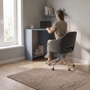 Hetton Corner Computer Desk - Grey