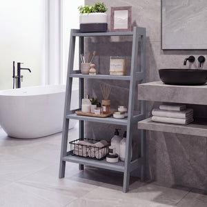4 Tier Step Ladder Unit, Grey (FSC 100%)