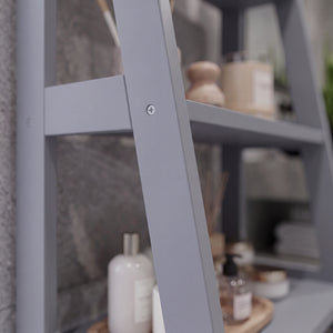 4 Tier Step Ladder Unit, Grey (FSC 100%)