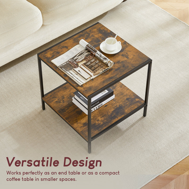 Brooklyn End Table - Dark Wood