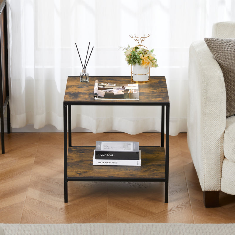 Brooklyn End Table - Dark Wood