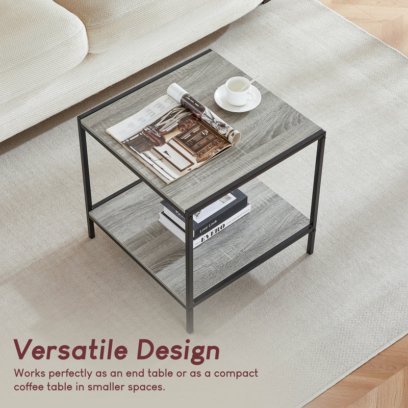 Brooklyn End Table - Grey